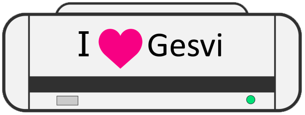 Lector Gesvi Logo Blanco